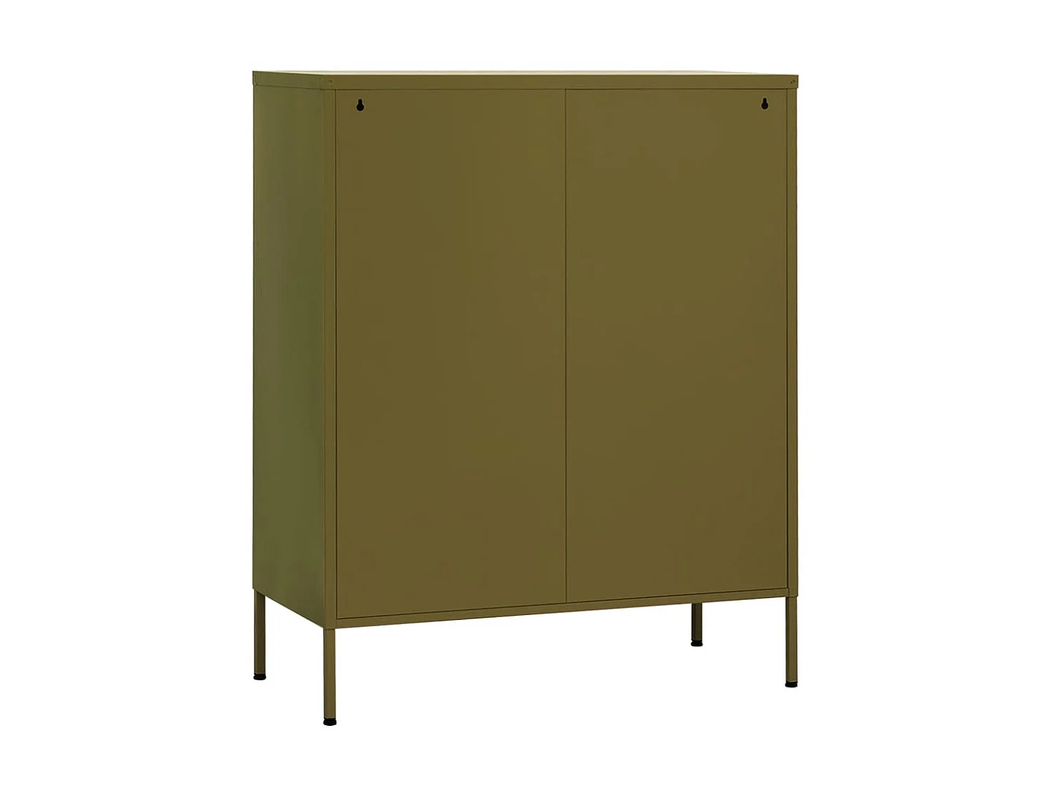 Armoire de rangement Vert olive 80x35x101,5 Acier 2
