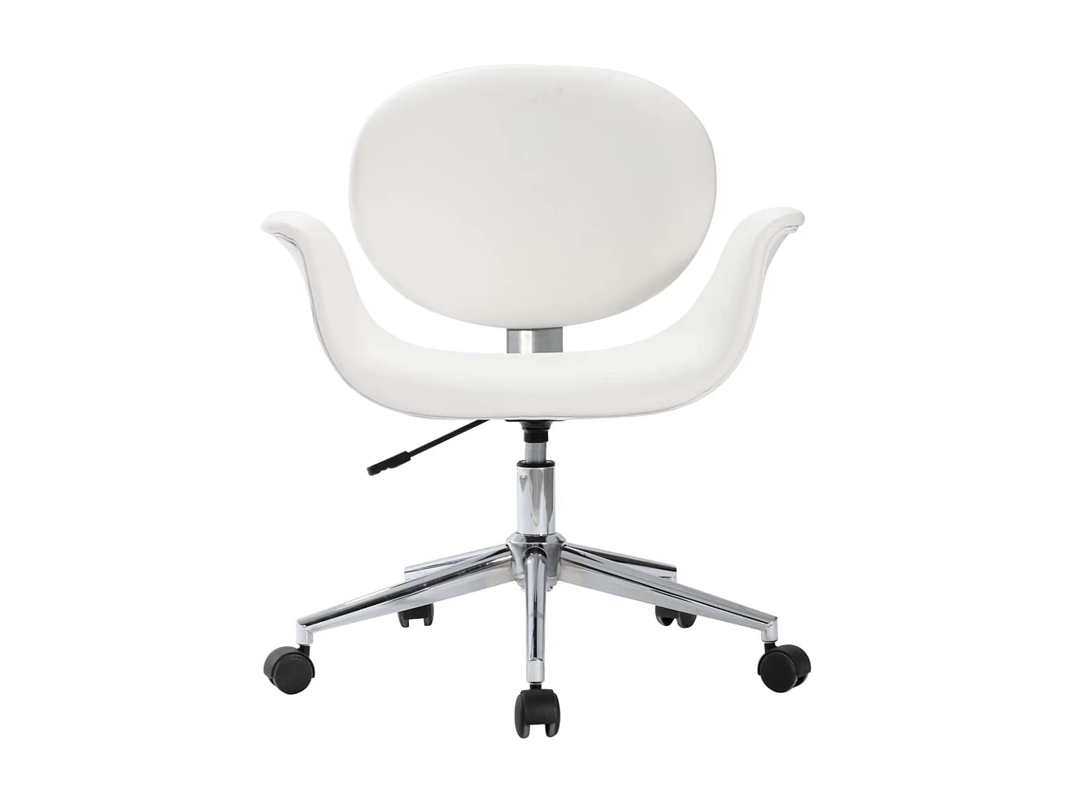 Chaise pivotante de bureau Blanc Similicuir 2