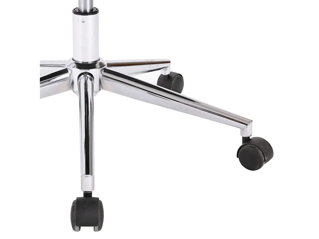 Chaise pivotante de bureau Blanc Similicuir 2