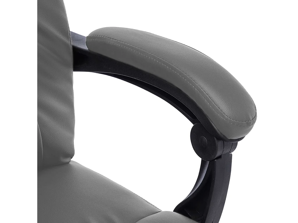 Chaise de bureau de massage Anthracite Similicuir 4