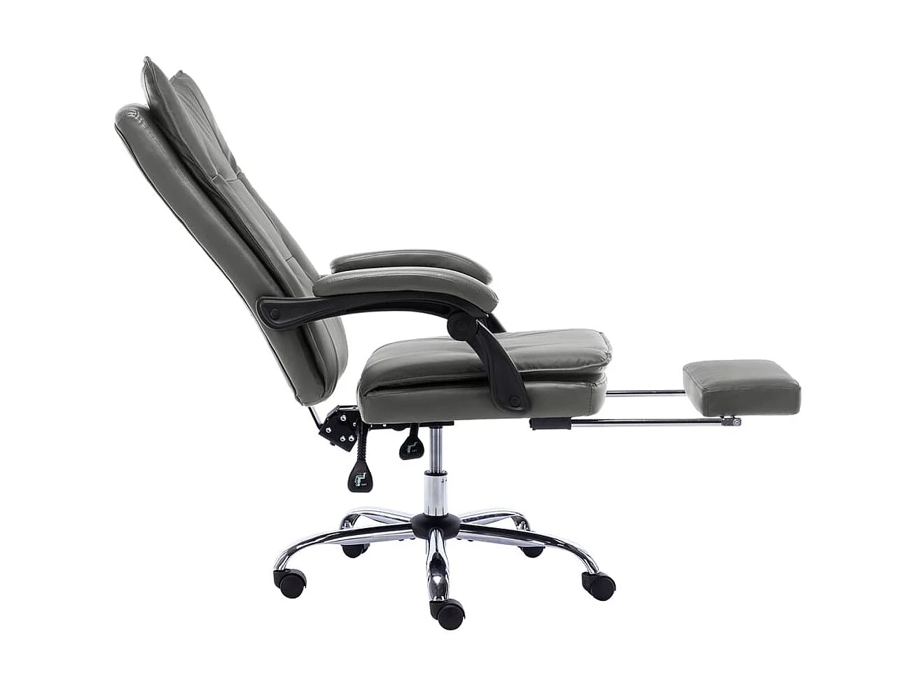 Chaise de bureau Anthracite Similicuir