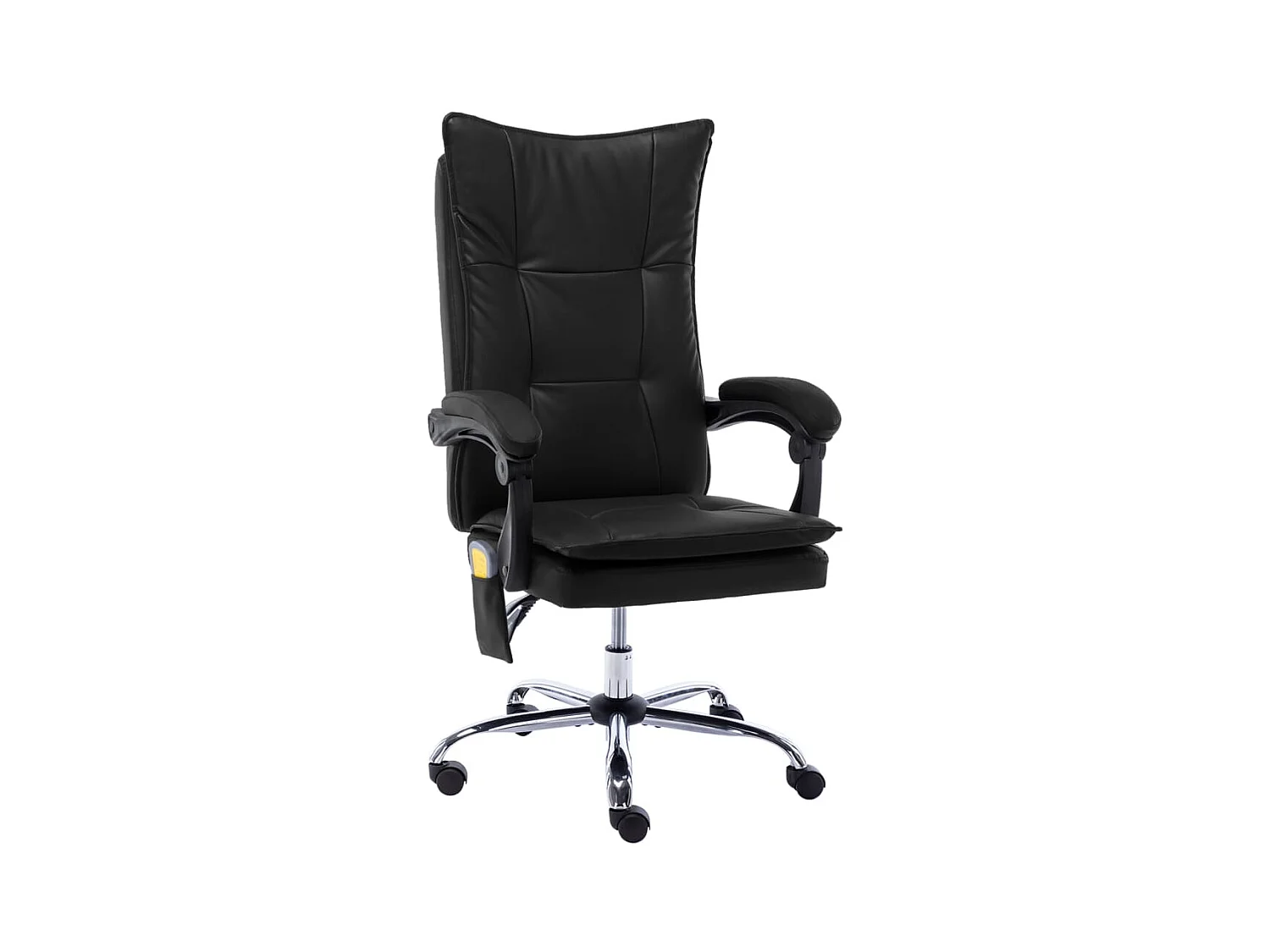 Chaise de bureau de massage Noir Similicuir 5