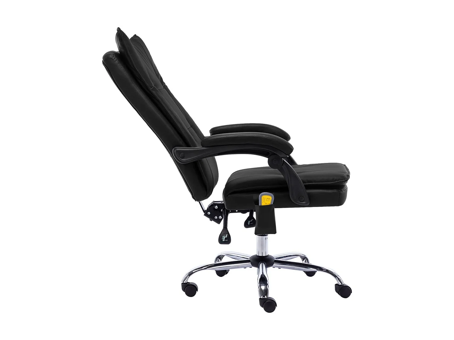 Chaise de bureau de massage Noir Similicuir 5