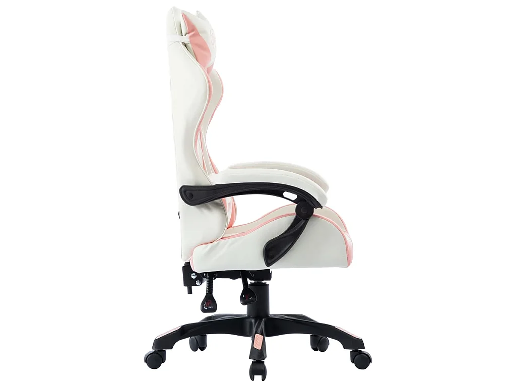 Fauteuil de jeux vidéo Rose Similicuir