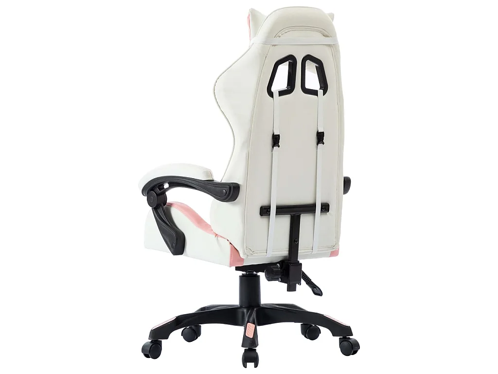 Fauteuil de jeux vidéo Rose Similicuir