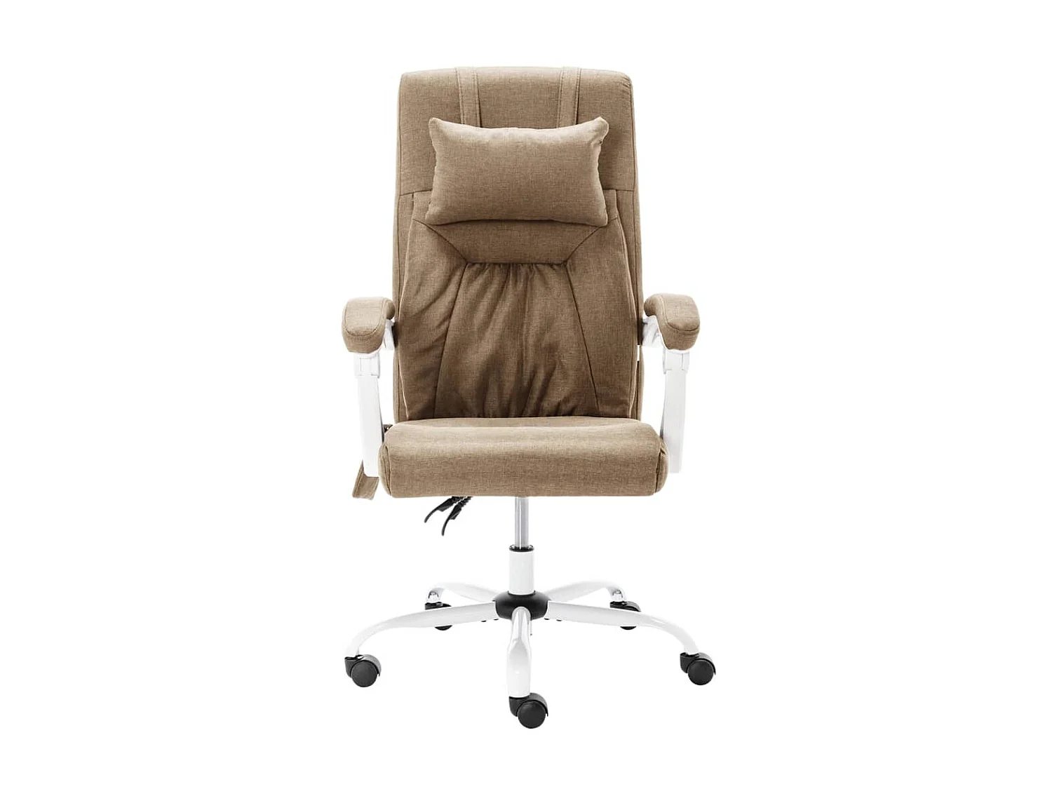 Chaise de bureau de massage Taupe Tissu 3