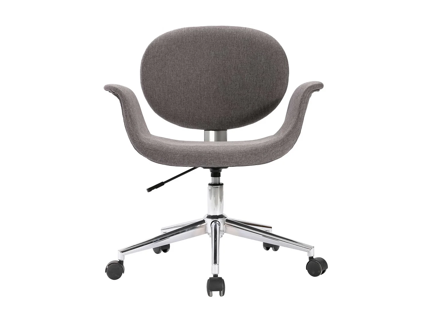 Chaise pivotante de bureau Gris Tissu 3