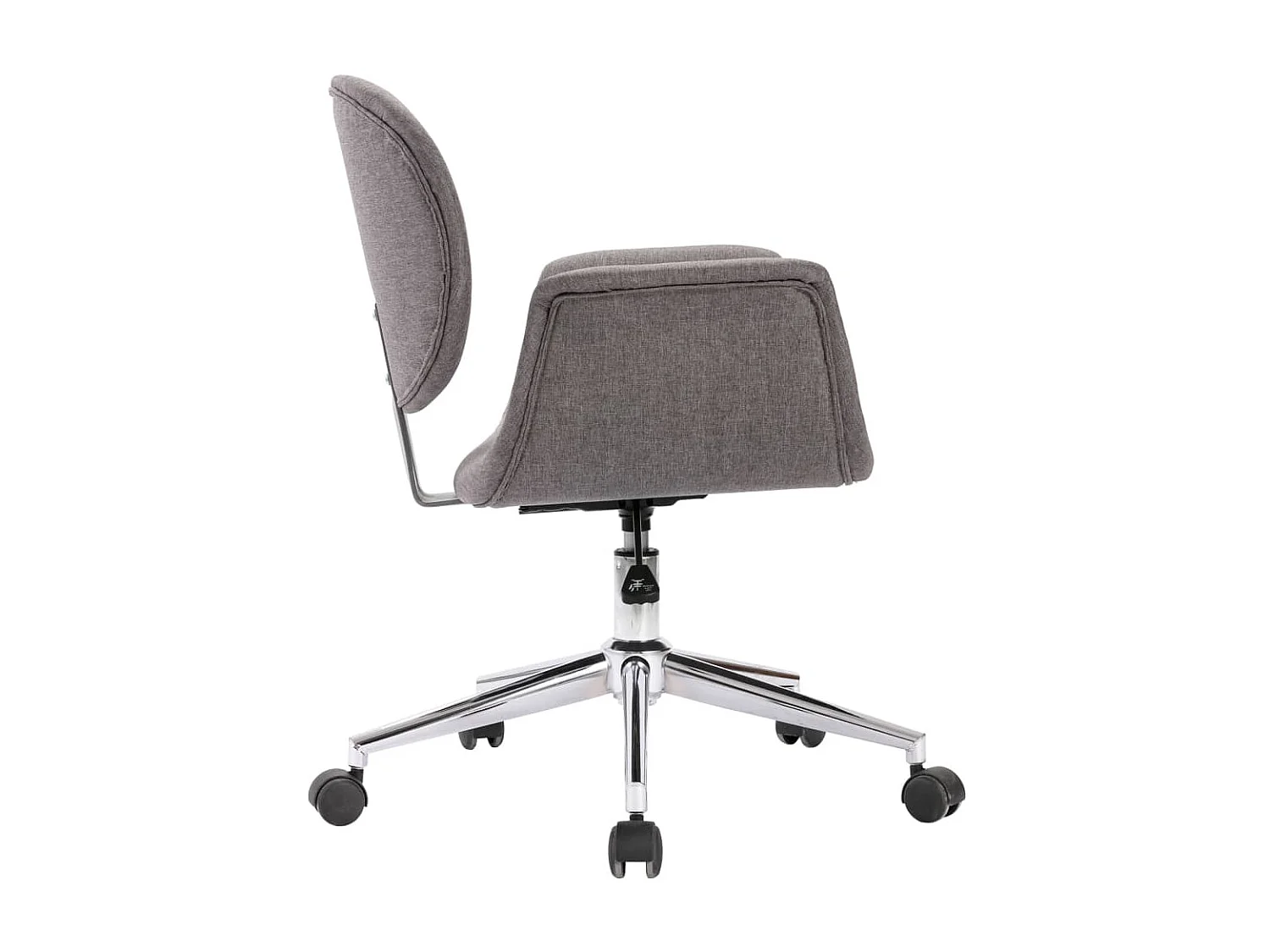 Chaise pivotante de bureau Gris Tissu 3