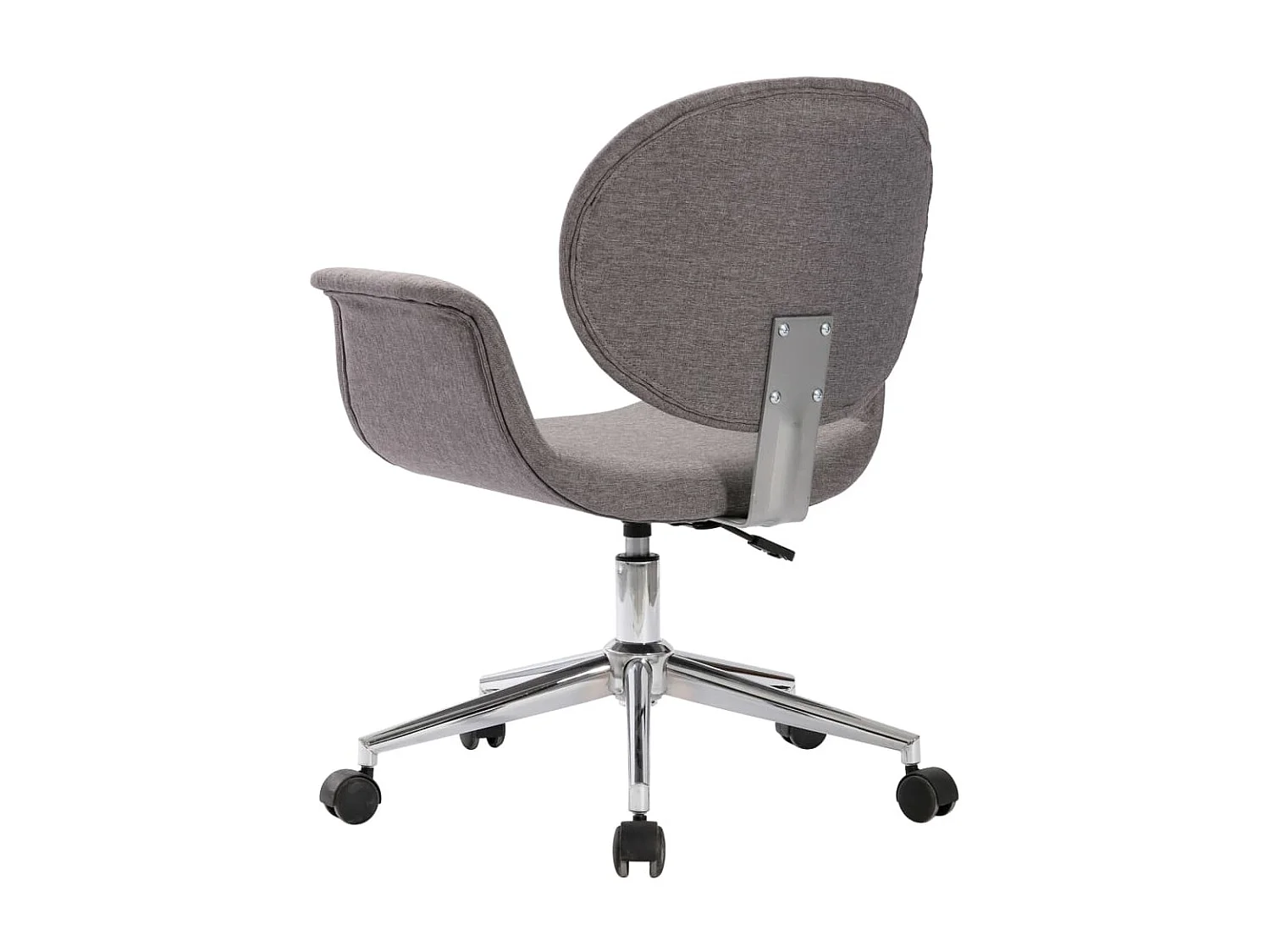 Chaise pivotante de bureau Gris Tissu 3