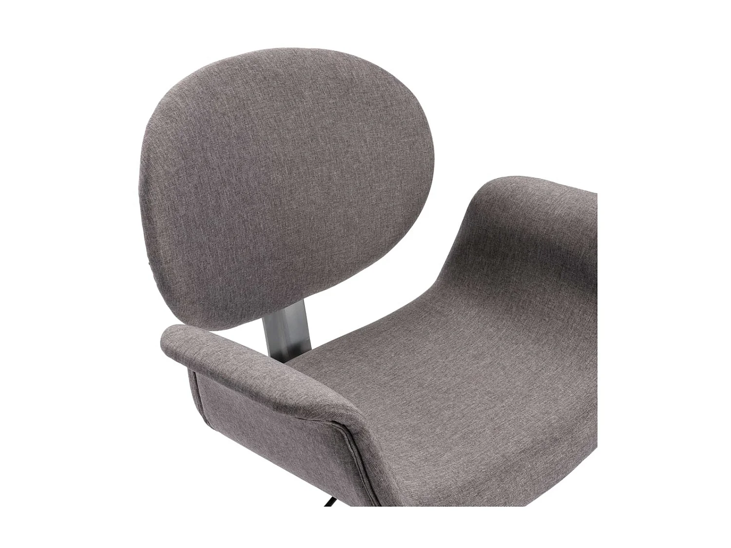 Chaise pivotante de bureau Gris Tissu 3