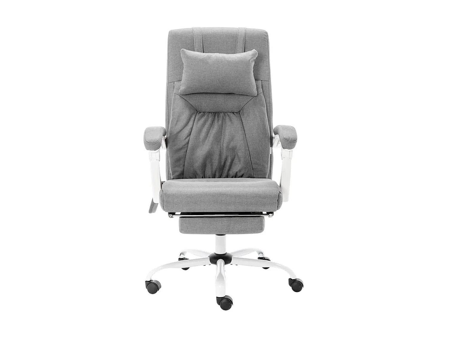 Chaise de bureau de massage Gris Tissu 2