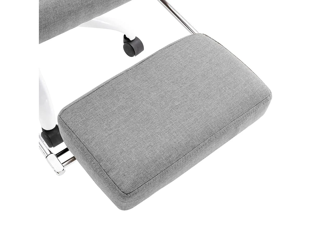 Chaise de bureau de massage Gris Tissu 2