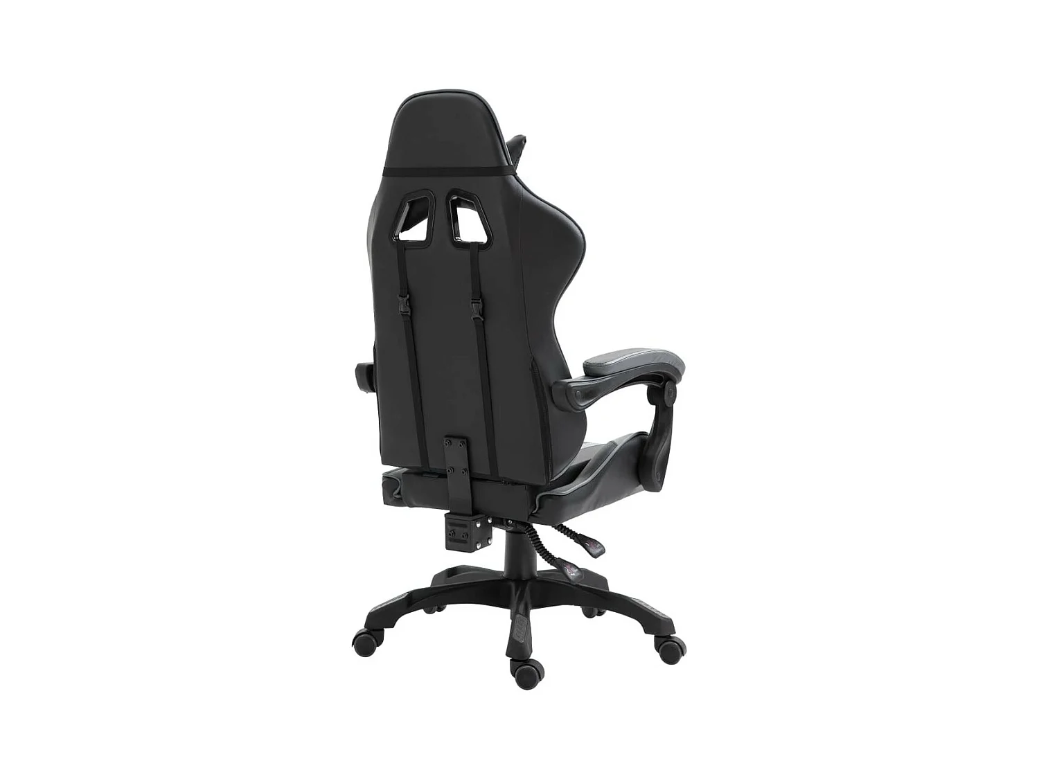 Fauteuil jeux video Xtreme simili cuir noir et gris