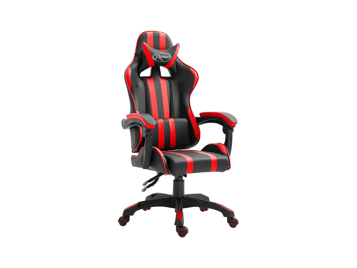 Fauteuil jeux video Xtreme simili cuir noir et rouge