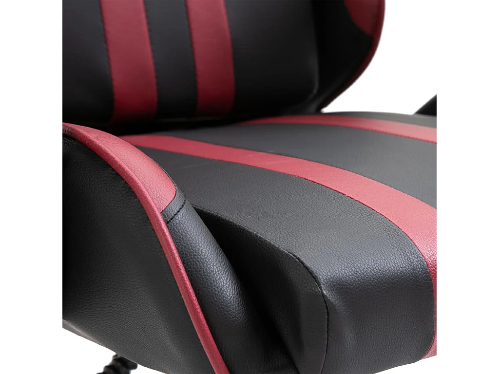 Fauteuil jeux video Xtreme simili cuir noir et bordeaux