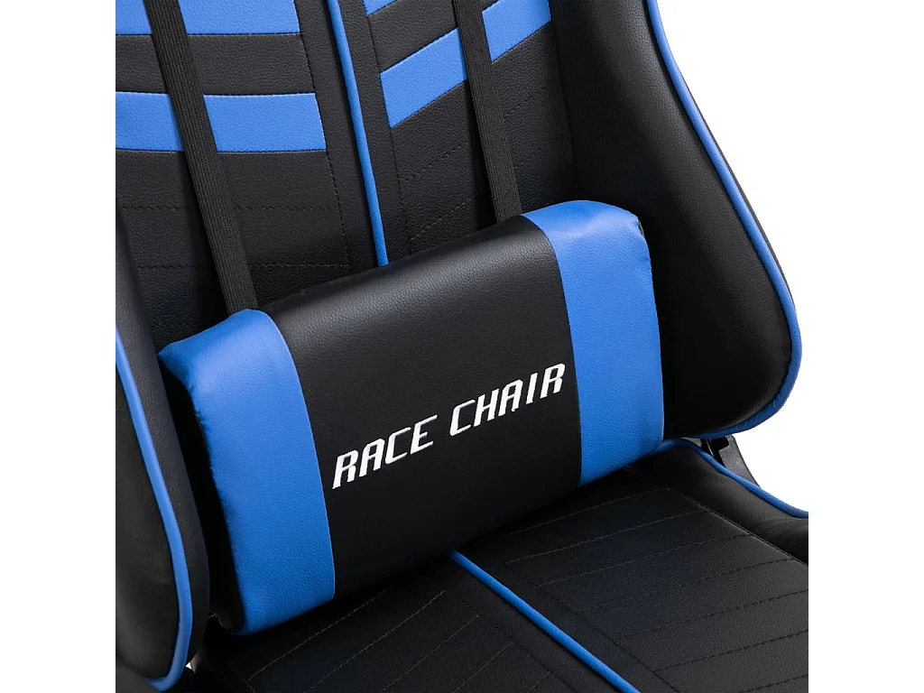 Fauteuil de jeux multimédia noir et bleu Gaming