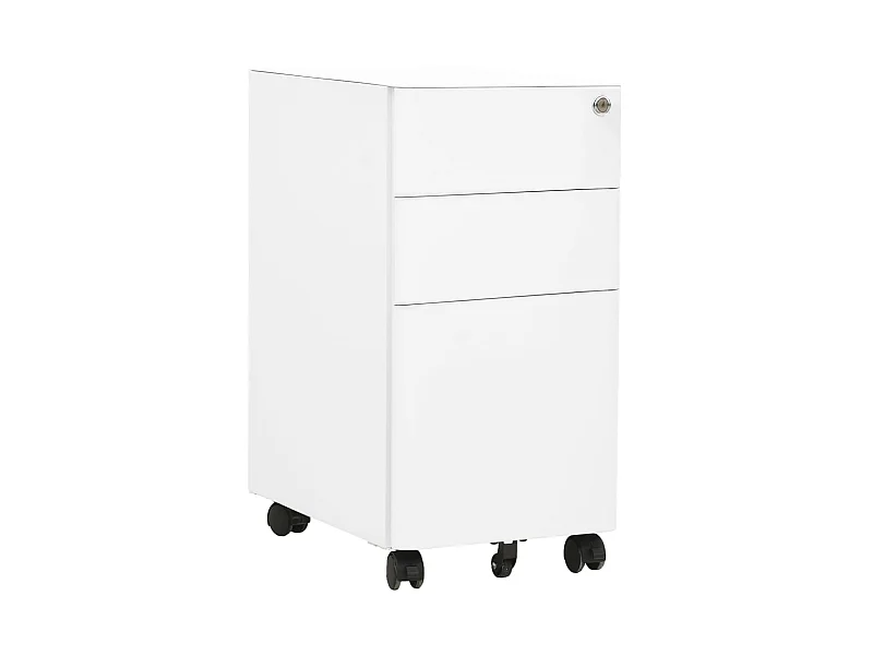 Classeur mobile Blanc 30x45x59 Acier