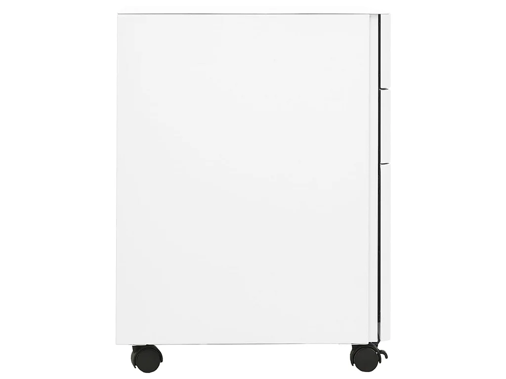 Classeur mobile Blanc 30x45x59 Acier