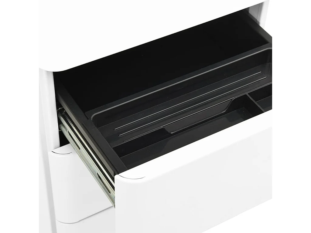 Classeur mobile Blanc 30x45x59 Acier