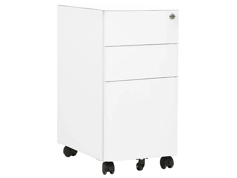 Classeur mobile Blanc 30x45x59 Acier