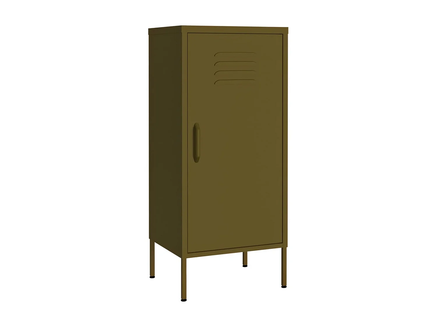 Armoire de rangement Vert olive 42,5x35x101,5 Acier 2