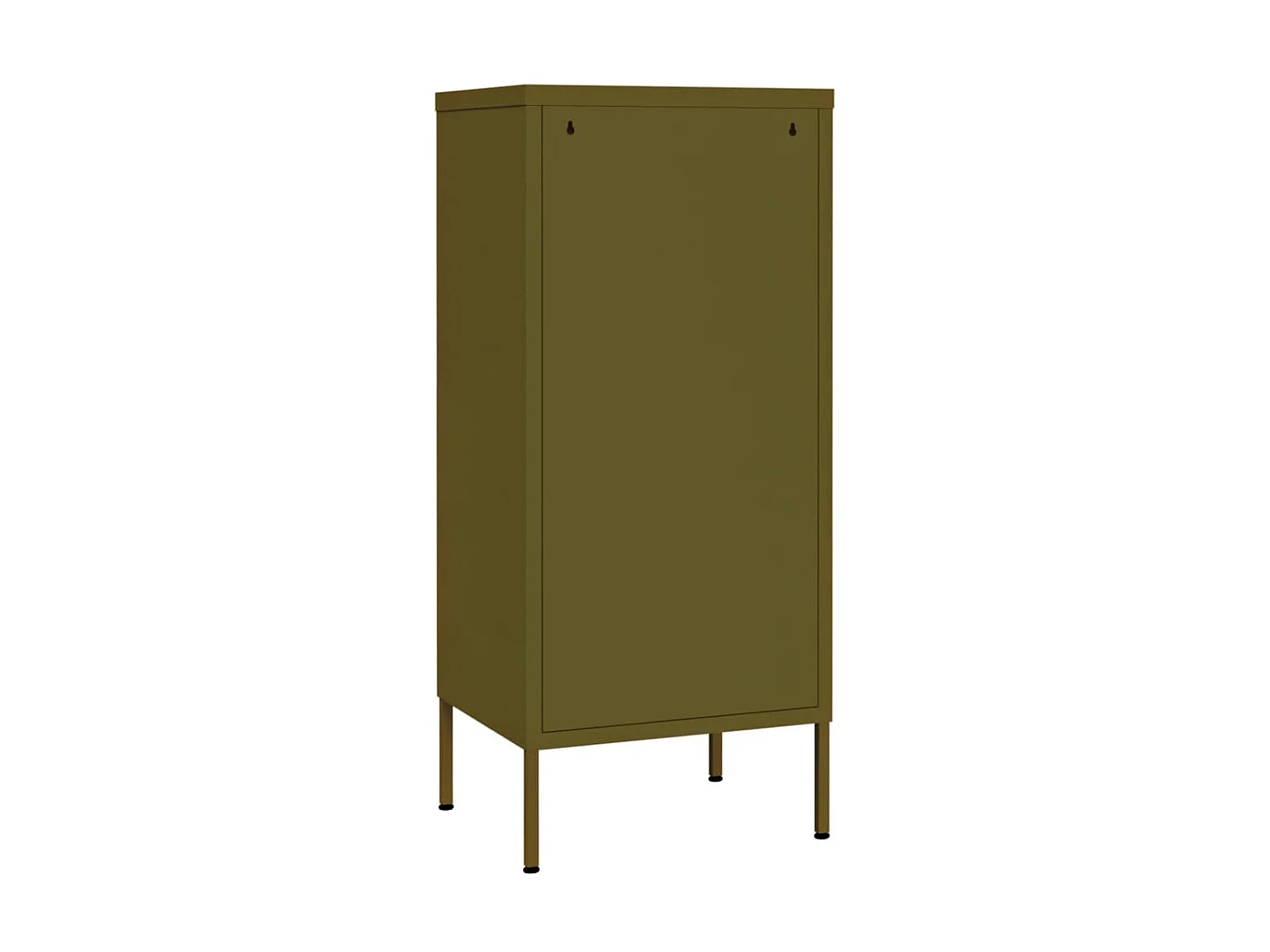 Armoire de rangement Vert olive 42,5x35x101,5 Acier 2