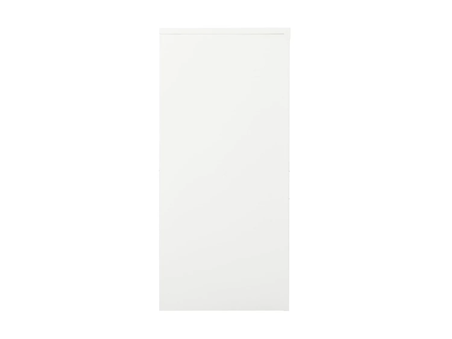 Armoire à portes coulissantes Blanc 90x40x90 Acier 2