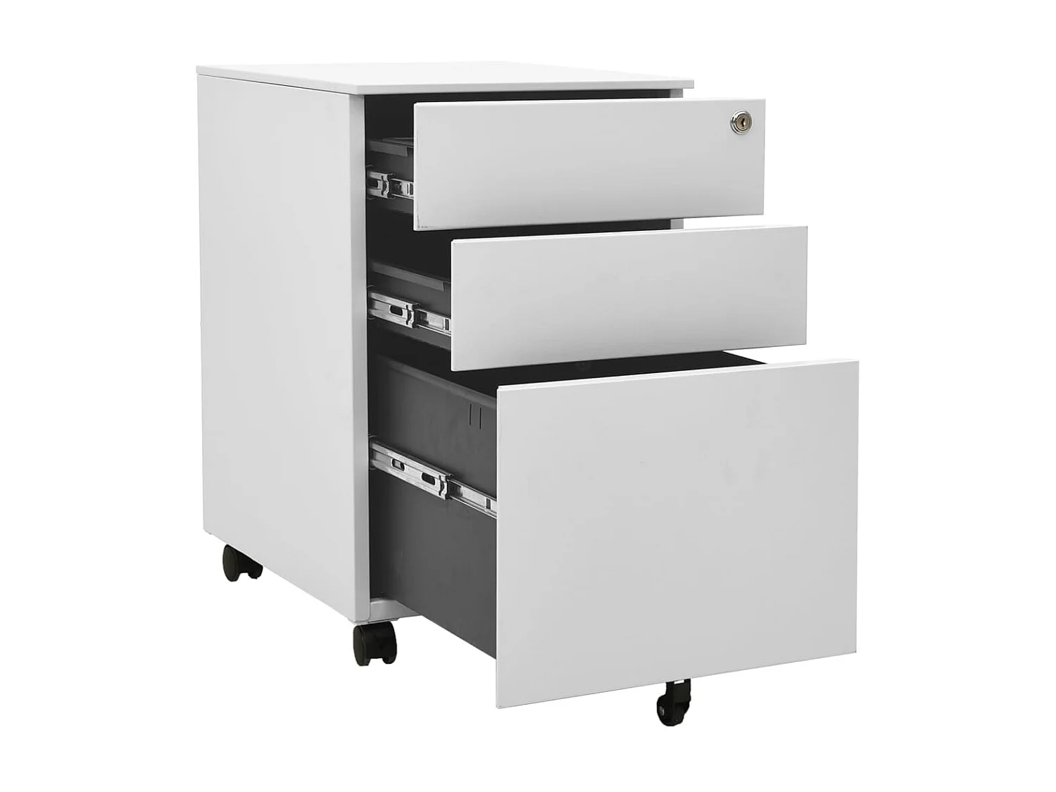 Classeur mobile Gris clair 39x45x60 Acier