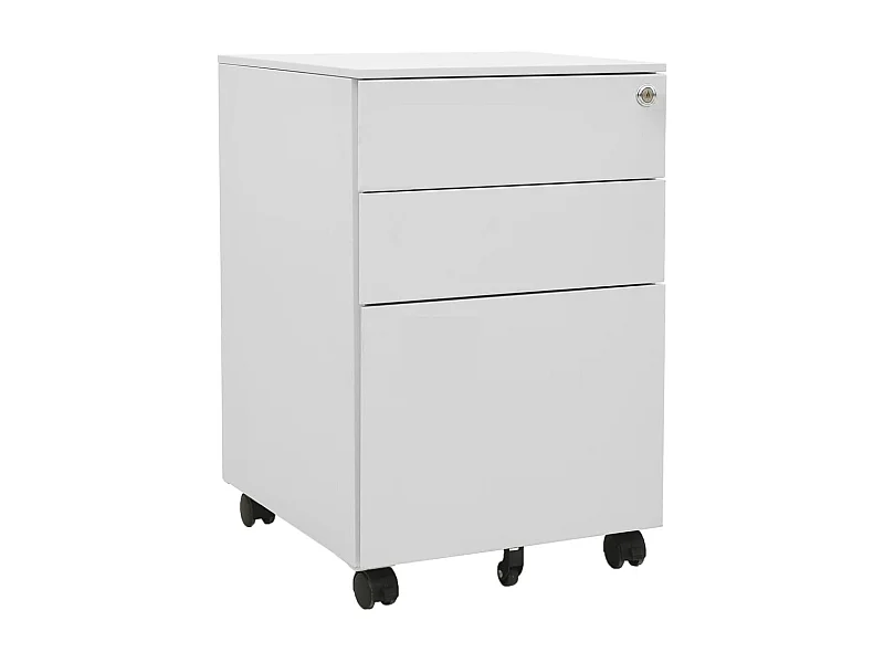 Classeur mobile Gris clair 39x45x60 Acier