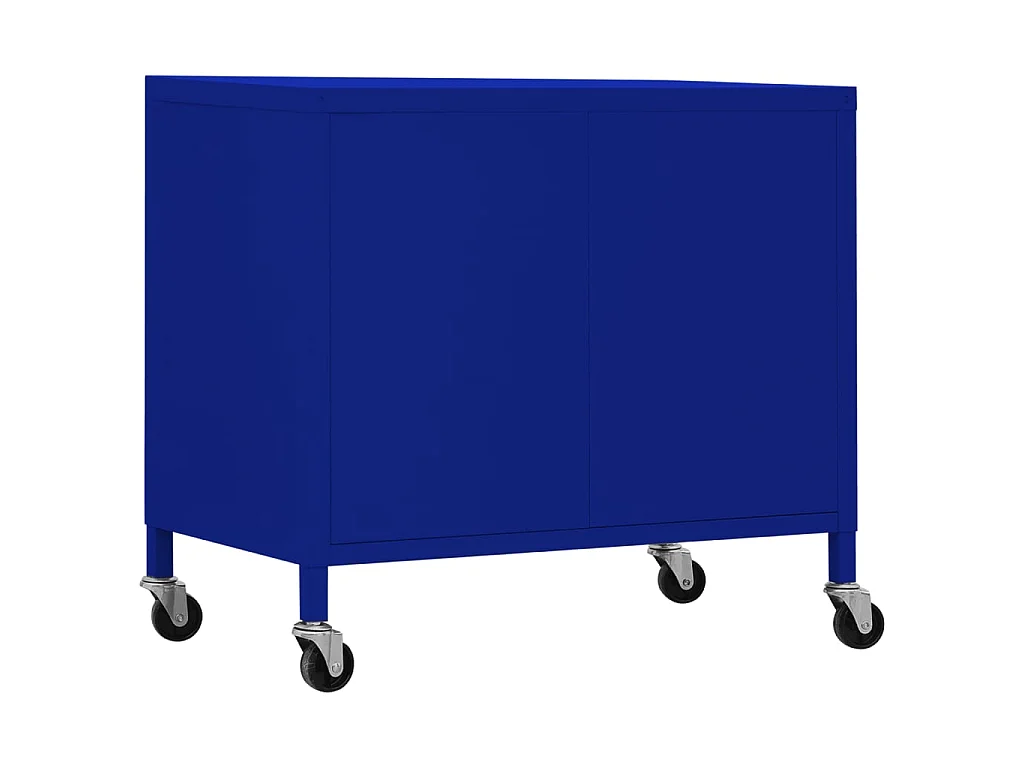 Armoire de rangement Bleu marine 60x35x49 Acier