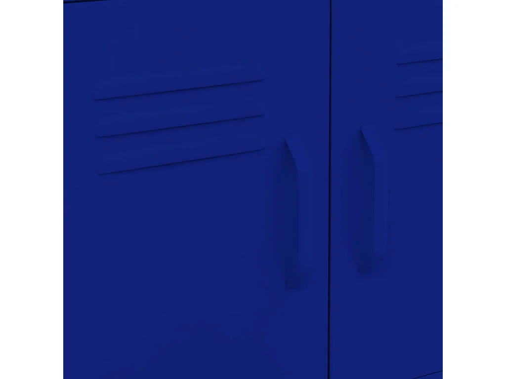 Armoire de rangement Bleu marine 60x35x49 Acier