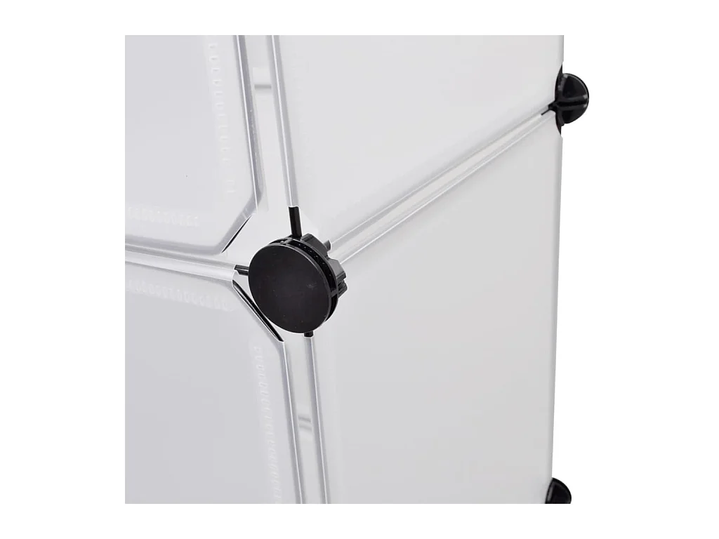 Armoire modulaire 9 compartiments Blanc 37 x 115x150