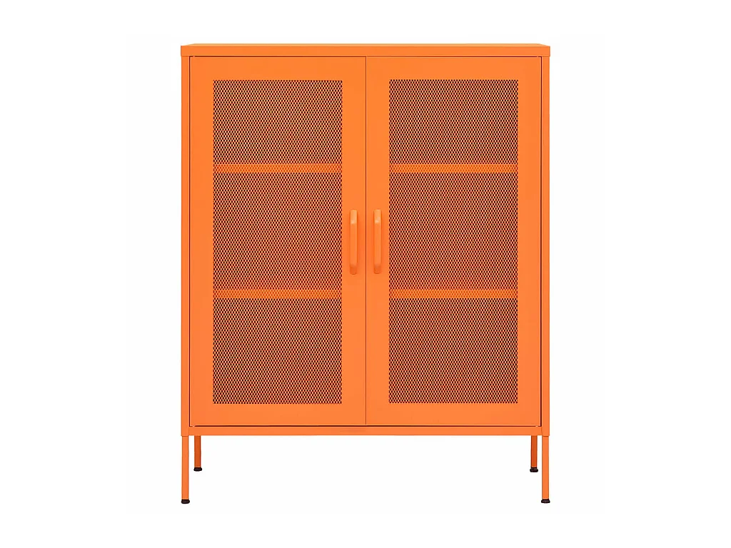Armoire de rangement Orange 80x35x101,5 Acier 3