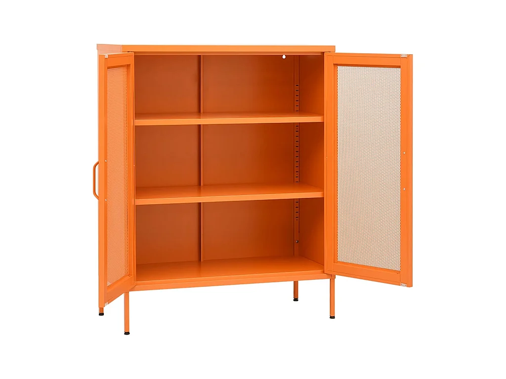 Armoire de rangement Orange 80x35x101,5 Acier 3