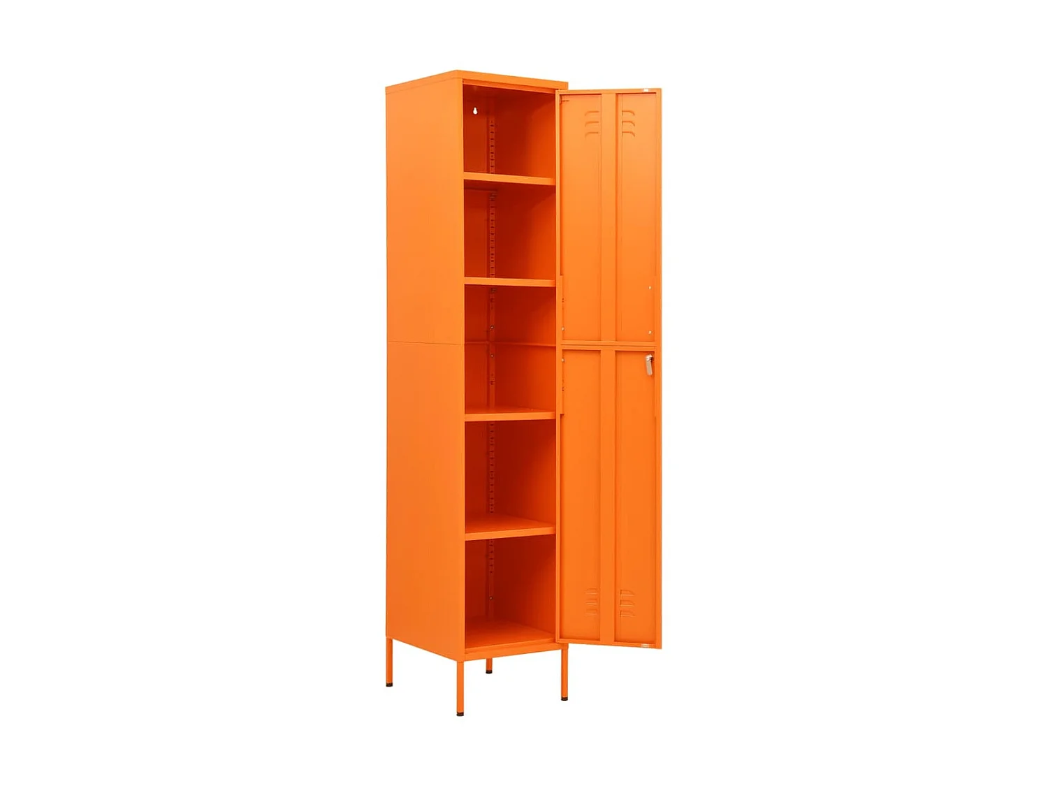 Armoire à casiers Orange 35x46x180 Acier