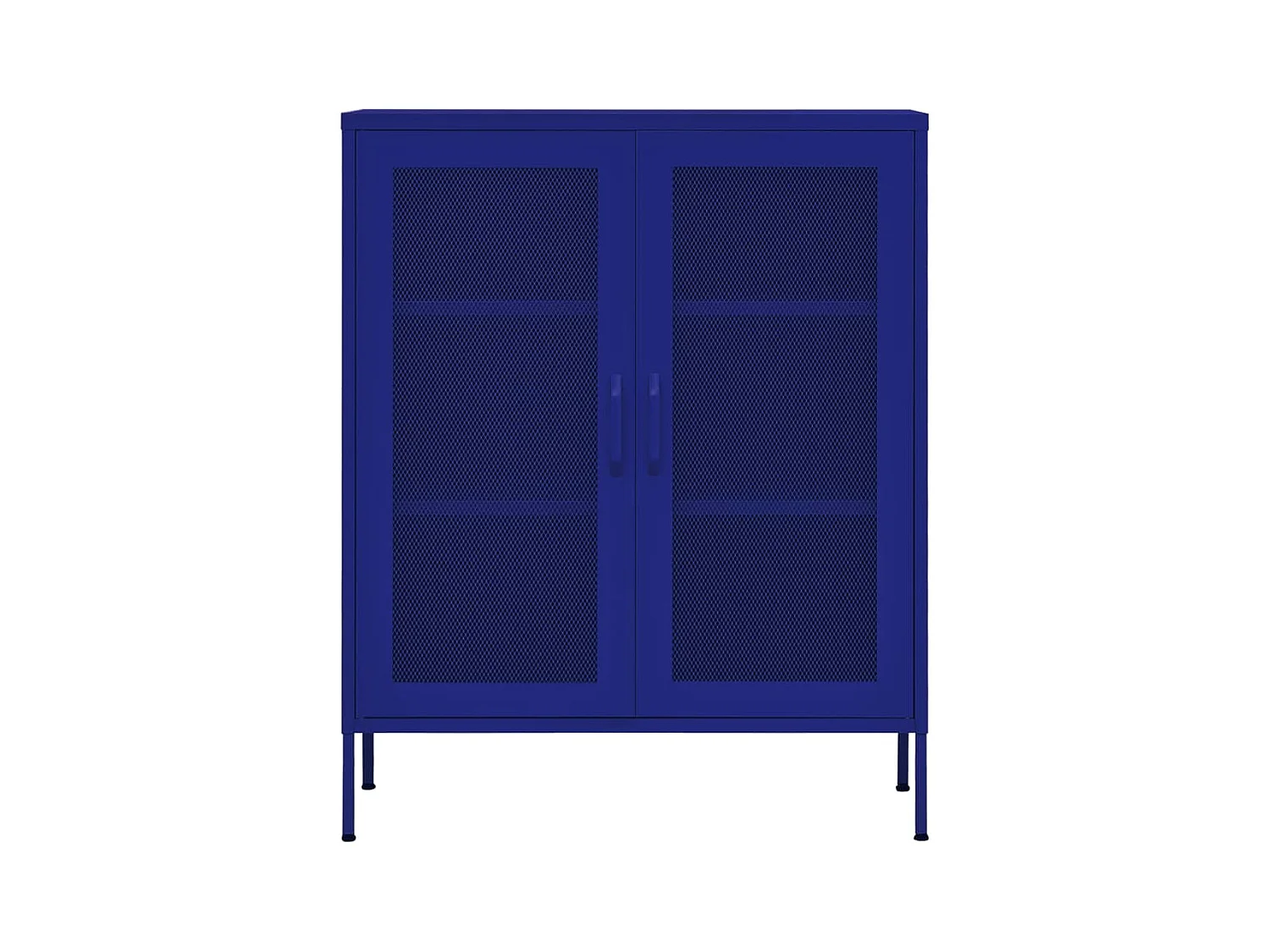 Armoire de rangement Bleu marine 80x35x101,5 Acier 4