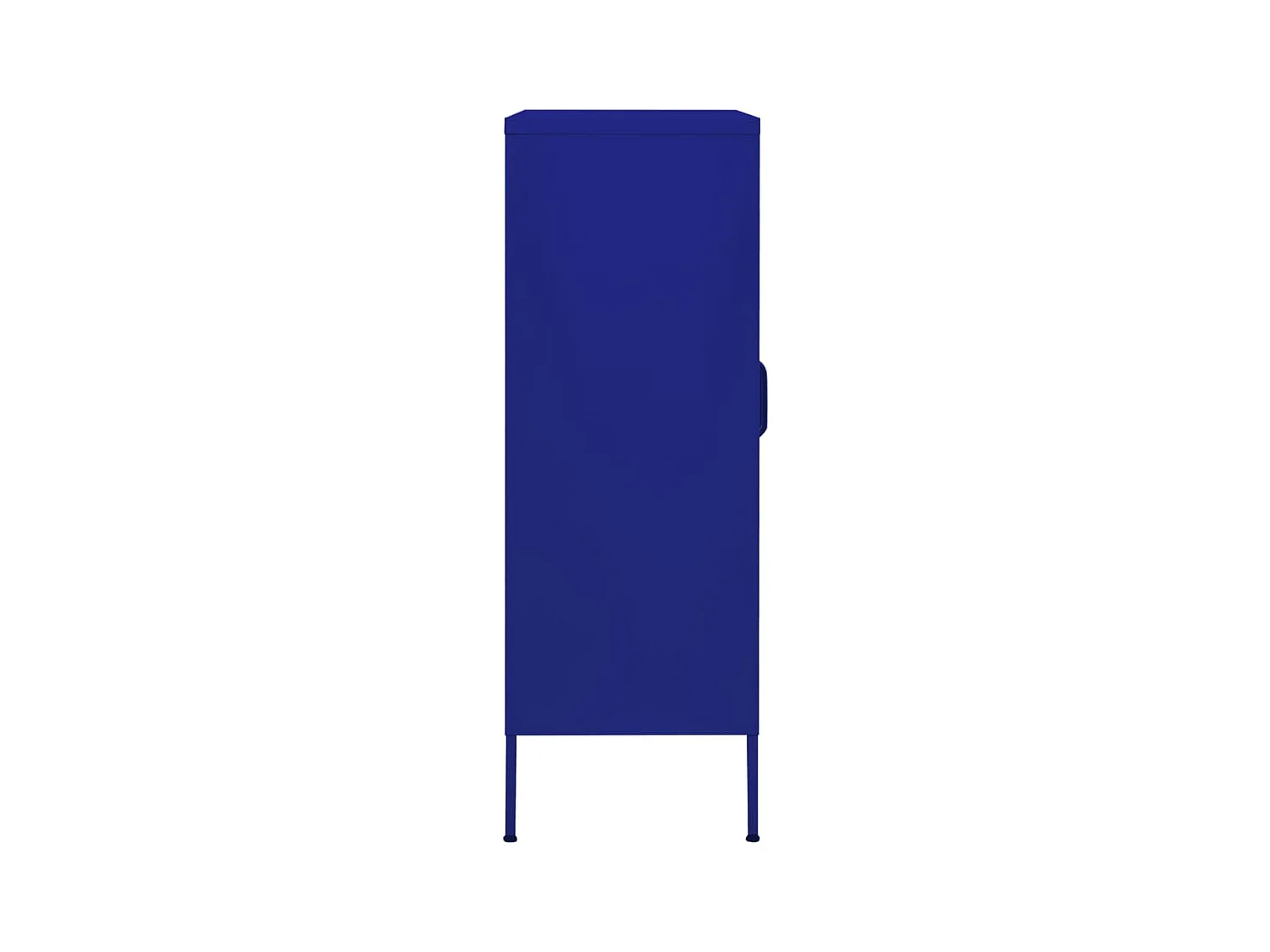 Armoire de rangement Bleu marine 80x35x101,5 Acier 4