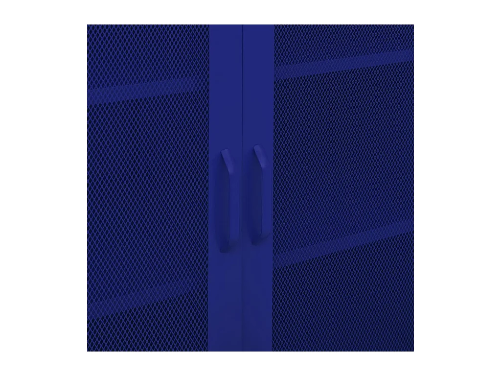 Armoire de rangement Bleu marine 80x35x101,5 Acier 4