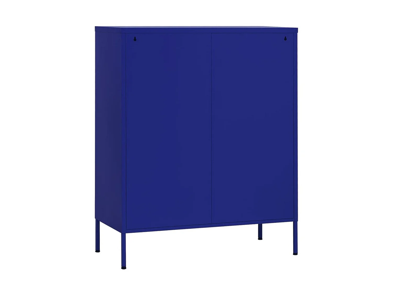Armoire de rangement Bleu marine 80x35x101,5 Acier 4