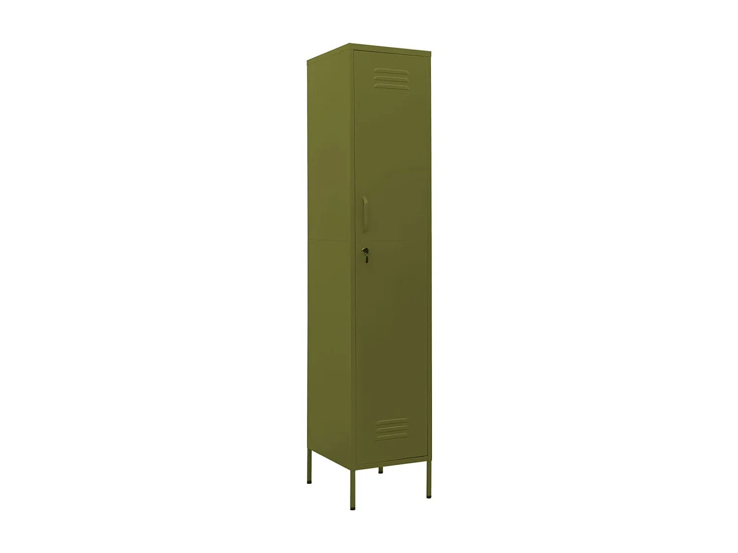 Armoire à casiers Vert olive 35x46x180 Acier