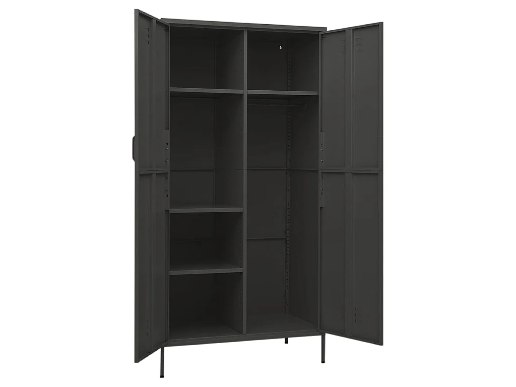 Armoire Anthracite 90x50x180 Acier