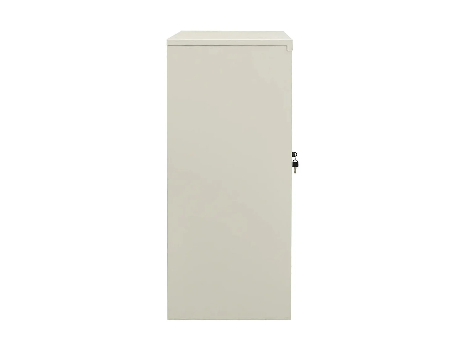 Armoire de bureau Gris clair 90x40x90 Acier