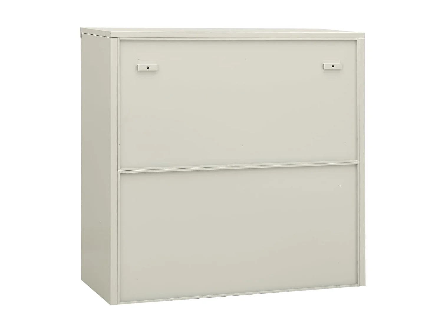 Armoire de bureau Gris clair 90x40x90 Acier
