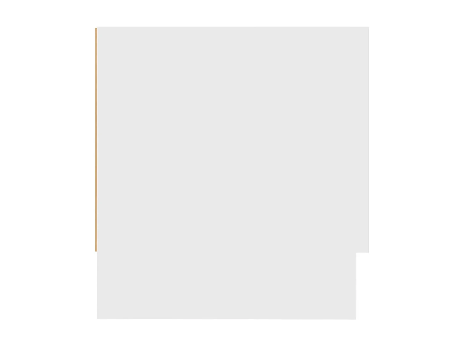 Meuble d’entrée mural avec penderie 100cm – Modèle Refleta-Blanc