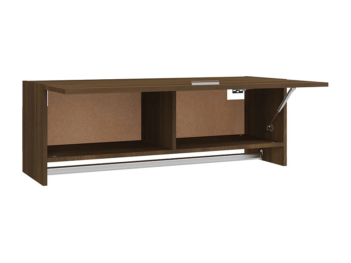 Penderie murale Chêne marron 100x32,5x35 Bois d'ingénierie