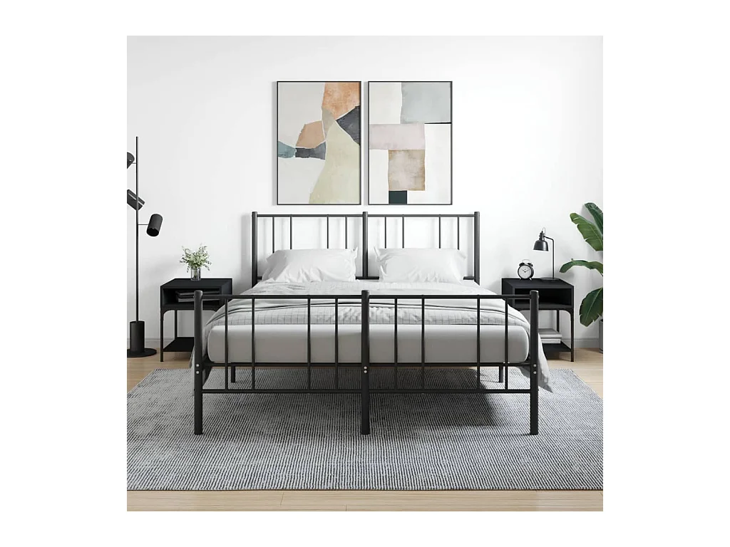 Tables de chevet 2 pcs noir 40x41x50 cm bois d’ingénierie