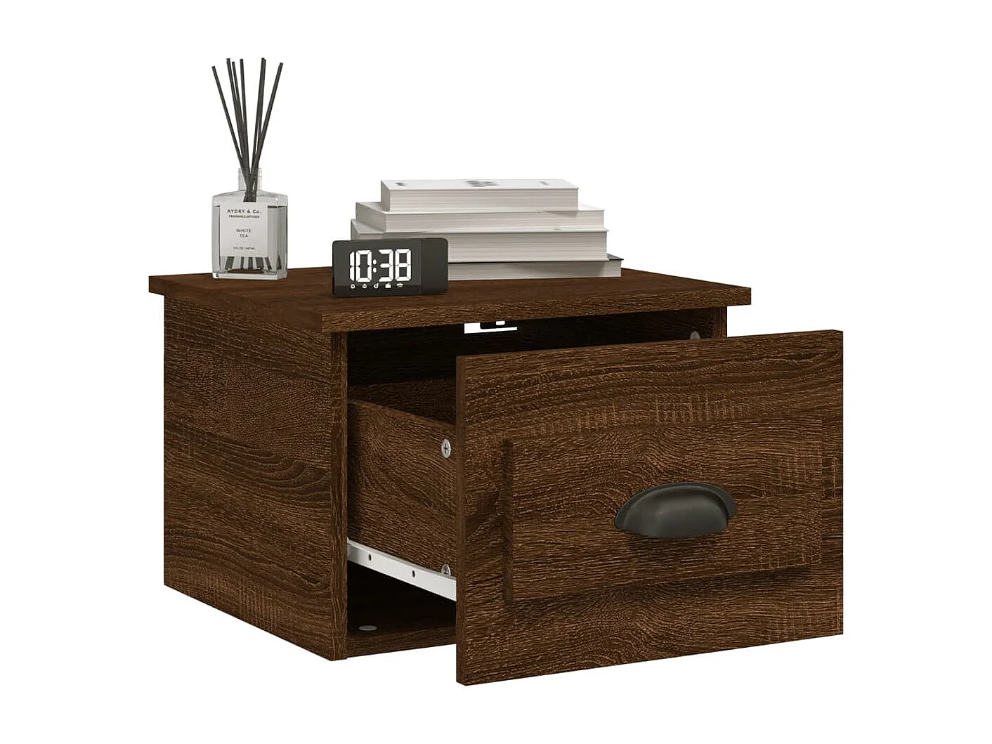 Tables de chevet murales 2 pcs Chêne marron 41,5x36x28 cm