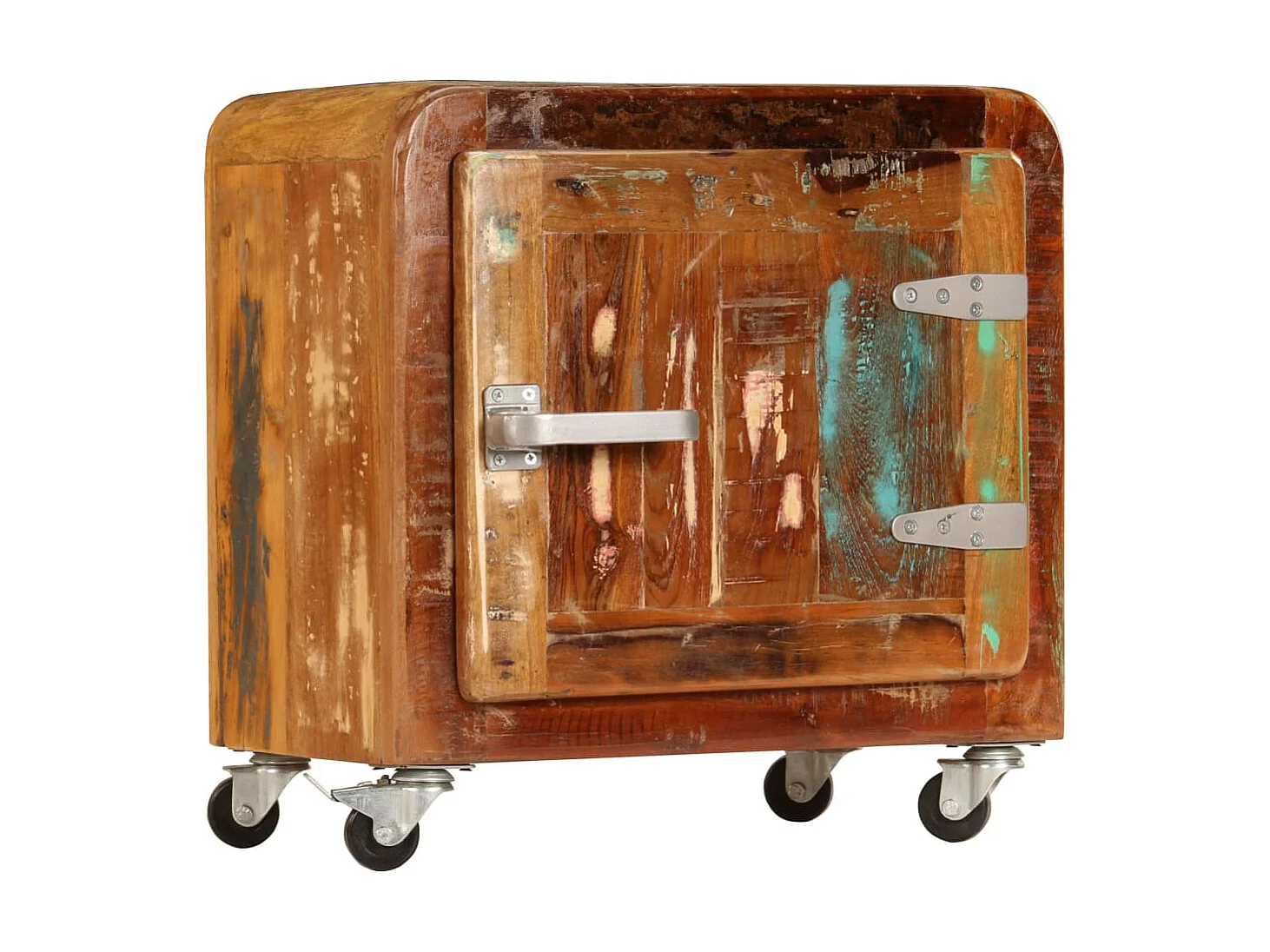 Mesita de noche 50 x 30 x 50 cm Madera maciza recuperada