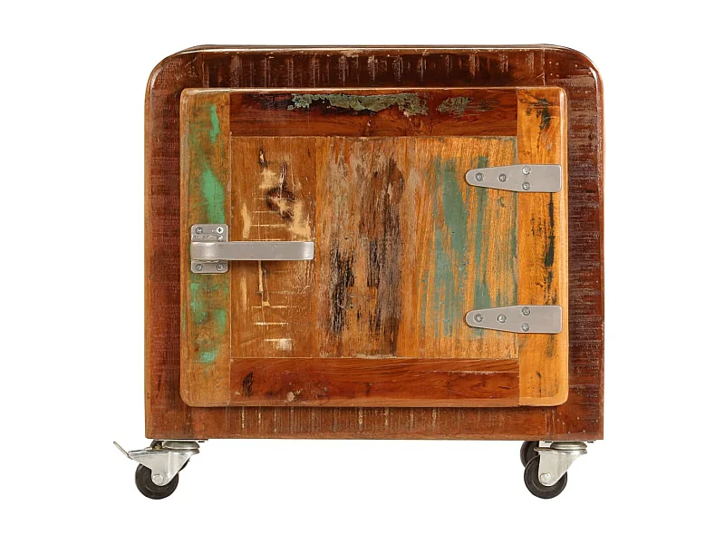 Table de chevet 50 x 30 x 50 cm Bois de récupération massif