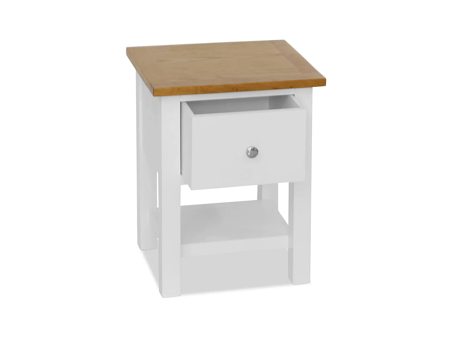 Table de chevet 36 x 30 x 47 cm Bois de chêne massif